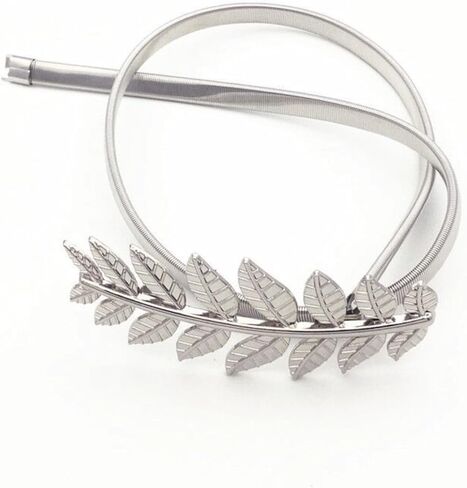 SWTOOL 6PCS ستارة معدنية Tiebacks الفضة ورقة الستار Holdbacks الزخرفية الحديثة أسلوب بسيط الستار التعادل ظهورهم الربيع الستار حزام، ورقة فضية in Kuwait