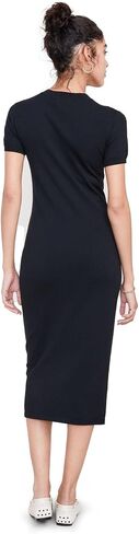 HATCH Collection | Maternity Midi-Length Dress, Two-Way Stretch, for All Occasions | The Eliza Dress, Black, 4 in Saudi Arabia