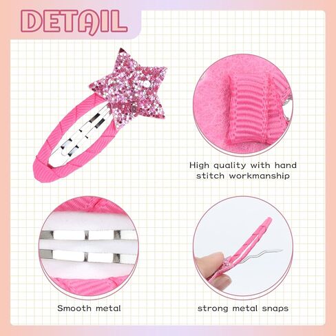 انزوني 16 قطعة من مشابك الشعر على شكل تمساح يونيكورن للبنات الصغيرات، 16 قطعة S2، مقاس واحد in Kuwait