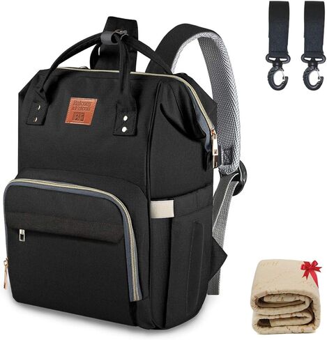 حقيبة ظهر للحفاضات متعددة الوظائف من بالكوني آند فالكون مع وسادة تغيير الحفاضات المقاومة للماء in Kuwait