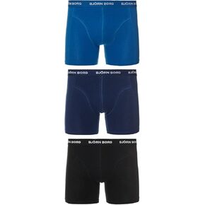 Björn Borg | Bjorn Borg Cotton Stretch Boxer 3P, Boxer Briefs for Men, Multi-Packs Available