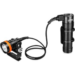ORCATORCH D620 V2.0 2700 Lumen Primary Canister Dive Light 3 Modes Technical Diving Flashlight Underwater 150M Scuba Torch for Caving Wreck Diving in Saudi Arabia