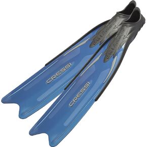 Soft Full Pocket Long Blade Fins for Freediving Speafishing | Gara Professional LD Made in Italy by Cressi: Quality Since 1946