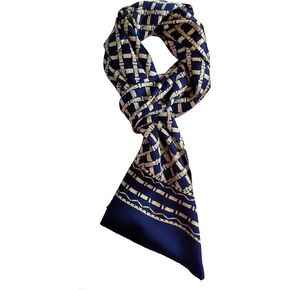 Ellettee, 63 inches Man's 100 Pure silk scarf wrap Accessory gift