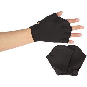 PURFUN Men Women Webbed Diving Gloves Adjustable Neoprene Aquatic Fit Half Finger Gloves Swim Fishing Webbed Gloves Paddling Snorkeling Surfing Hand Web Water Sports Wetsuit Gloves