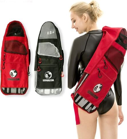 Kinno Scuba Backpack Snorkeling Gear Bag with Shoulder Strap for Mask, Snorkel, Fins | Brisbane Snorkeling, Beach and Sports Equipment Travel Deluxe Backpack Bag in Kuwait