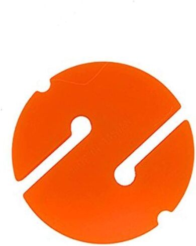 Scuba Choice Cave Diving Line Circle Marker 10-Piece Pack, Orange in Saudi Arabia