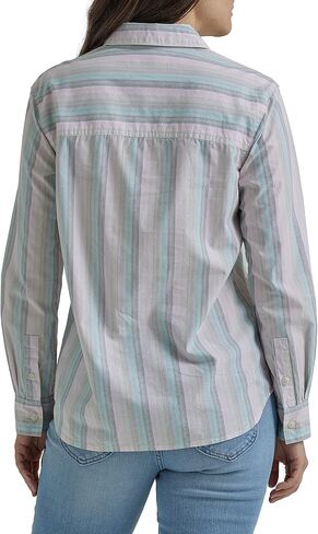 Lee Women's Legendary Long Sleeve All Purpose Button Down Shirt in Kuwait