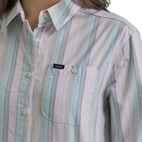 Lee Women's Legendary Long Sleeve All Purpose Button Down Shirt in Kuwait