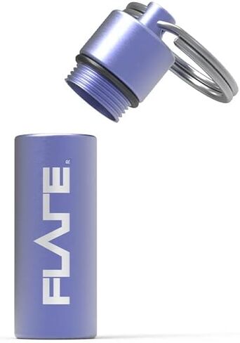 فلير اوديو كابسول بيربل - الومنيوم متين خفيف الوزن، مقاوم للماء، سلسلة مفاتيح، ارجواني، S in Kuwait