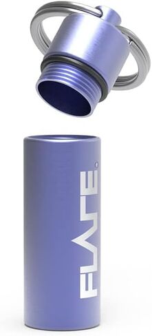 فلير اوديو كابسول بيربل - الومنيوم متين خفيف الوزن، مقاوم للماء، سلسلة مفاتيح، ارجواني، S in Kuwait