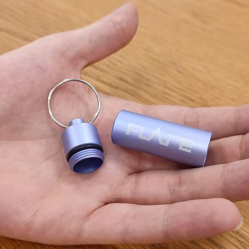 فلير اوديو كابسول بيربل - الومنيوم متين خفيف الوزن، مقاوم للماء، سلسلة مفاتيح، ارجواني، S in Kuwait