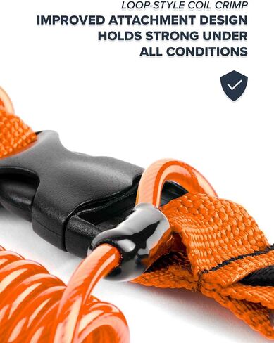 مشبك Rogue Endeavour® Fish Stringer، كبير، هيكل غير قابل للصدأ، حبل قصير من الفولاذ سريع التحرير مقاس 91.44 سم، مصمم لصيد الأسماك بالرمح، وصيد قوارب الكاياك والغوص وجميع أنواع الأسماك in Kuwait
