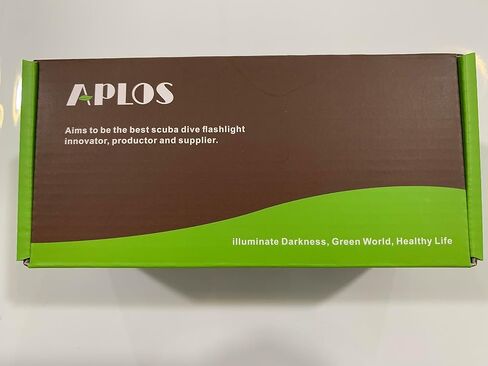 APLOS AP70 Scuba Diving Video Light, 6000 Lumen, 135 Degrees Wide Beam Angle, Underwater Flashlight with Red UV Light in Kuwait