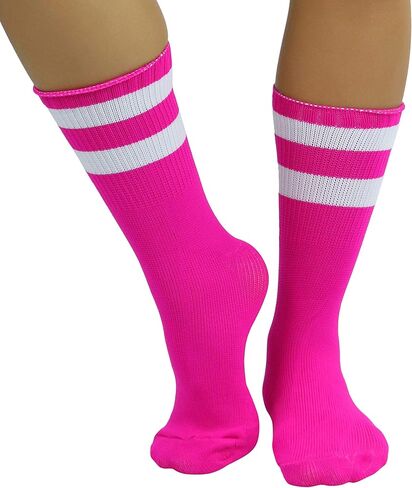 جوارب رياضية مرحة للسيدات من ToBeInStyle مصنوعة من الأكريليك مع شريط مزدوج علوي in Kuwait