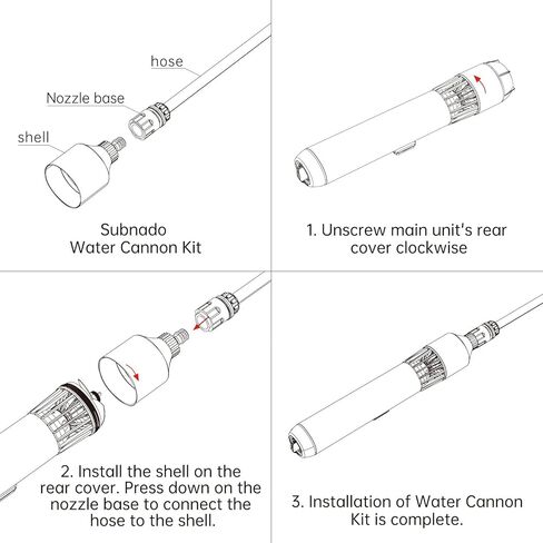 مجموعة مدفع مياه لسكوتر سوبنادو تحت الماء من وايدو in Kuwait