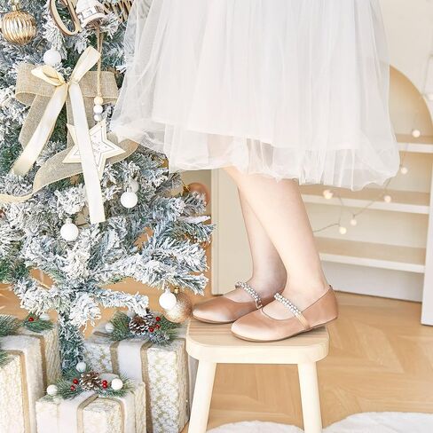 Felix & Flora Girls Toddler Little Ballet Shoes - Flower Girls Mary Jane Flats Dress Shoes Party Wedding in Saudi Arabia