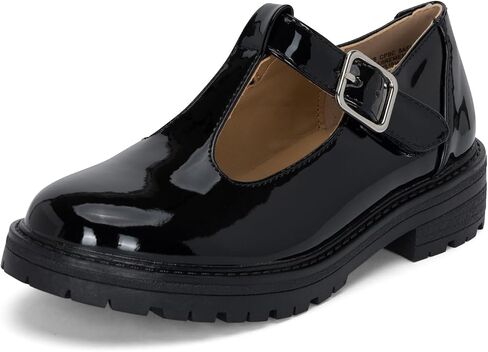 STYLISH S Belle-K ~ Little Kids Girls T-Strap Hook and Loop Low Heel Platform Mary Jane Dress Shoes in Kuwait