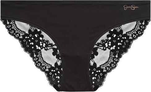 Jessica Simpson Women's Underwear - 3 Pack Microfiber Lace Bikini Panties (S-XL) in Kuwait