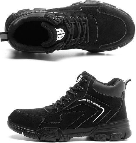 Nasogetch Waterproof Work Boots for Men Women Steel Toe Boots Lightweight Indestructible Slip Resistant Construction Safety Boots in Saudi Arabia