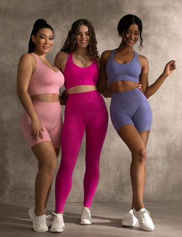 CELER Sports Bras for Women Racerback Chemistry Seamless Workout Yoga Gym Fitness Bra with Removable Pads in Kuwait