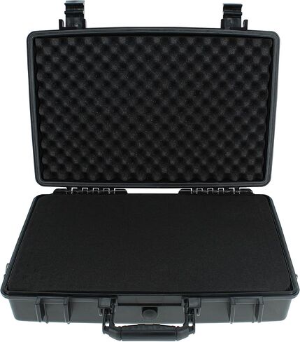 حافظة صلبة تكتيكية 45 مع رغوة - حافظات حماية قابلة للقفل مقاس 19 × 13.4 بوصة لملحقات الأسلحة أو الأجهزة الإلكترونية أو الأجهزة in Kuwait