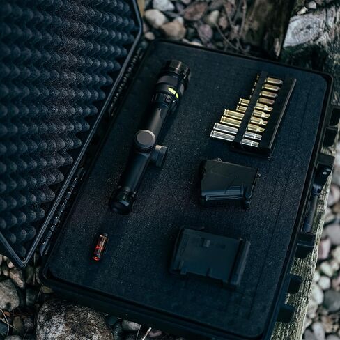 حافظة صلبة تكتيكية 45 مع رغوة - حافظات حماية قابلة للقفل مقاس 19 × 13.4 بوصة لملحقات الأسلحة أو الأجهزة الإلكترونية أو الأجهزة in Kuwait