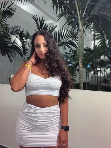 BEAGIMEG المرأة السباغيتي حزام مثير الأعلى Bodycon تنورة Ruched 2 قطعة فستان قصير in Kuwait