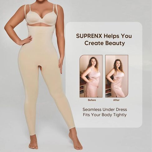 سالوبيت سوبرينكس مفتوح الصدر للنساء للتحكم في البطن، ملابس داخلية عالية الخصر وفخذ أنحف لكامل الجسم in Kuwait