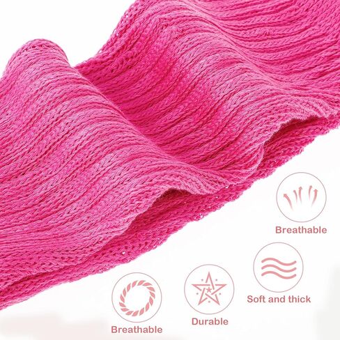 Lusofie Slouch Socks Women Soft Knee Long Scrunch Socks Knitted Boot Sock Extra Long Stacked Socks Size 9 to 11 in Kuwait