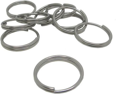 Scuba Diving 24mm Stainless Steel 1.6mm Split Ring for BCD attachment 10pc in Saudi Arabia