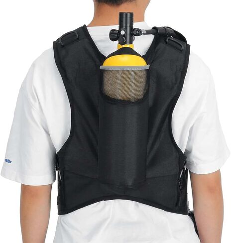 شنطة ظهر لخزان غوص سكوبا واسطوانة الاكسجين سعة 2 لتر، دعامة دعم لزجاجة اكسجين فردية قابلة للتعديل مع دعامة لاسطوانة الغاز، شنطة تخزين خلفية لمعدات الغطس in Kuwait