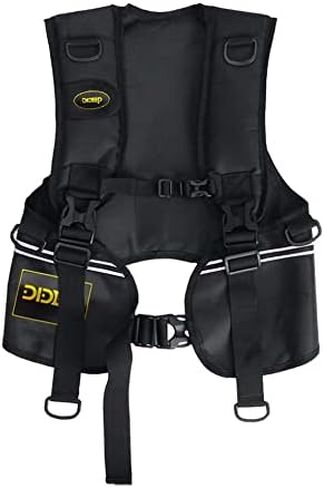 شنطة ظهر لخزان غوص سكوبا واسطوانة الاكسجين سعة 2 لتر، دعامة دعم لزجاجة اكسجين فردية قابلة للتعديل مع دعامة لاسطوانة الغاز، شنطة تخزين خلفية لمعدات الغطس in Kuwait