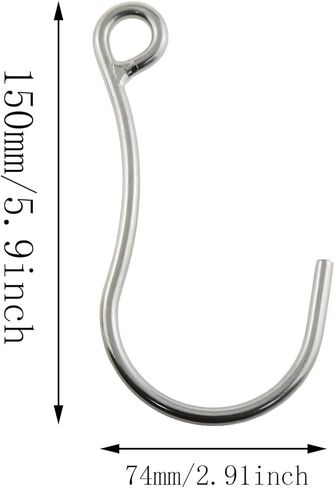 خطاف الشعاب المرجانية للغوص من E-outstanding، معدات السلامة تحت الماء، قارب من الفولاذ المقاوم للصدأ، خطاف غوص واحد، فضي in Kuwait