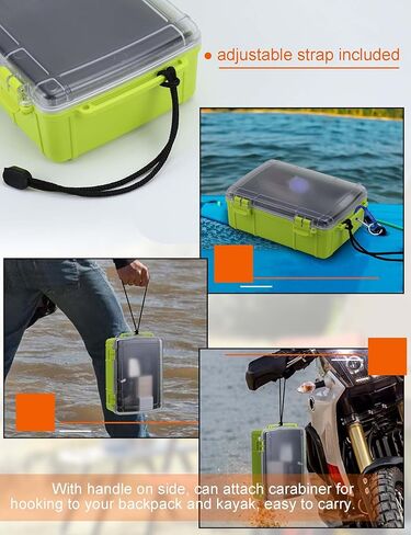 صندوق جاف Sjqecyfv صندوق مقاوم للماء للقوارب حاوية مقاومة للماء حاوية تخزين محكمة الغلق صندوق مقاوم للماء للتجديف صندوق تخزين جاف صندوق شفاف مقاوم للماء in Kuwait