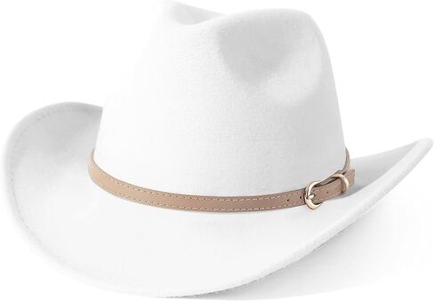 قبعة رعاة البقر الغربية ليسيانثوس للرجال والنساء ذات حافة واسعة in Kuwait