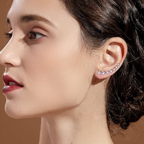 8/9/12 زوجًا من أقراط الأذن الذهبية والفضية للنساء ثقب الغضروف - متعدد الألوان 7 تشيكوسلوفاكيا أقراط مسمارية للفتيات المراهقات - أقراط أذن للنساء أزياء in Kuwait