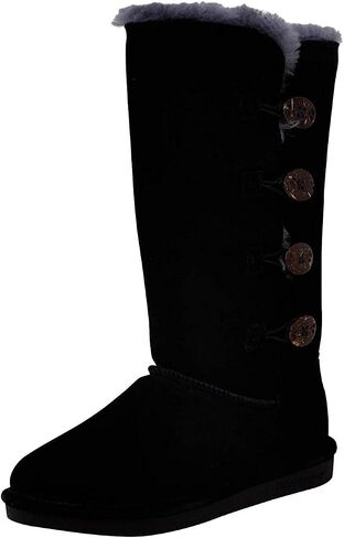 BEARPAW لوري نسائي متعدد الألوان | بوت نسائي كلاسيكي من جلد الغزال | حذاء سهل الارتداء للنساء | حذاء شتوي مريح in Kuwait