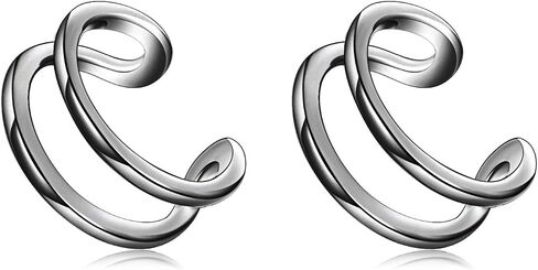 YFN Ear Cuff Wrap Earrings 925 Sterling Silver Non Pierced Cartilage Earring for Women Jewelry Gifts in Kuwait