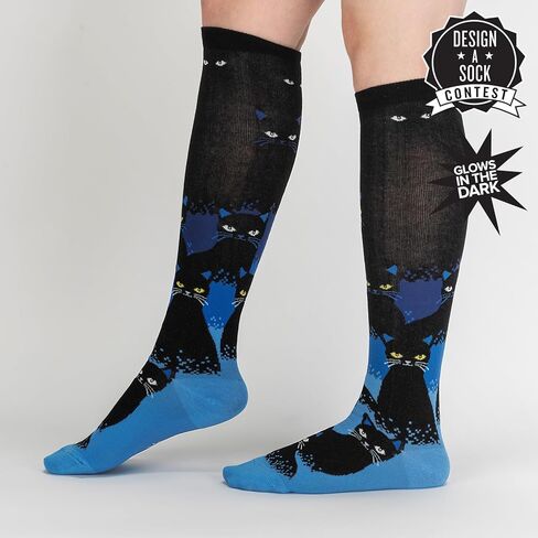 Sock It To Me, Women's Knee High, Cat Socks in Kuwait