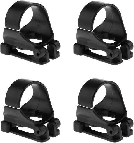 4 قطع من مشابك الغطس من لنجباباو، حامل انبوب غوص بلاستيكي عالمي 25 ملم، حامل انبوب التنفس الهوائي لمعدات الغوص والغطس in Kuwait