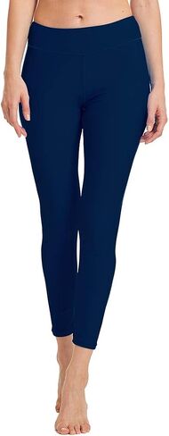 Micosuza Women's Swimming Tights Surfing Leggings Ankle-Length Rash Guard Capris Pants in Saudi Arabia