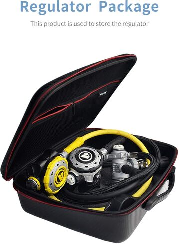 حقيبة منظم غوص سكوبا من هيتوربو مع اثنين من الرغوة المبطنة عالية الكثافة | حقائب واقية لمنظم الغوص لحقيبة غوص سكوبا الصلبة الكبيرة in Kuwait