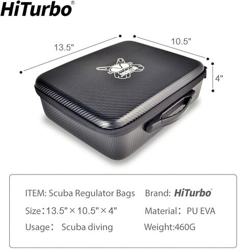 حقيبة منظم غوص سكوبا من هيتوربو مع اثنين من الرغوة المبطنة عالية الكثافة | حقائب واقية لمنظم الغوص لحقيبة غوص سكوبا الصلبة الكبيرة in Kuwait
