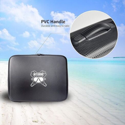 حقيبة منظم غوص سكوبا من هيتوربو مع اثنين من الرغوة المبطنة عالية الكثافة | حقائب واقية لمنظم الغوص لحقيبة غوص سكوبا الصلبة الكبيرة in Kuwait