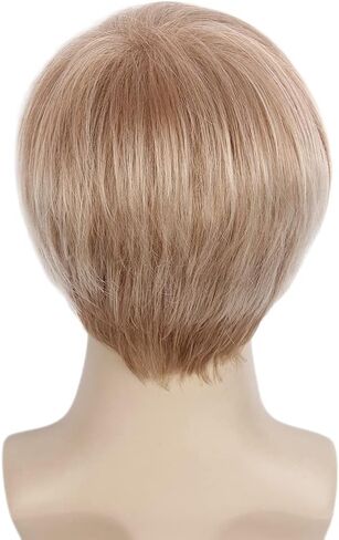 MEDISIFA الأسود الرجال شعر مستعار شعر مستعار قصير للرجال مستقيم الاصطناعية طبقة الشعر للرجل الذكور الرجل اليومية تأثيري حفلة أنيمي زي شعر مستعار رجالي in Kuwait