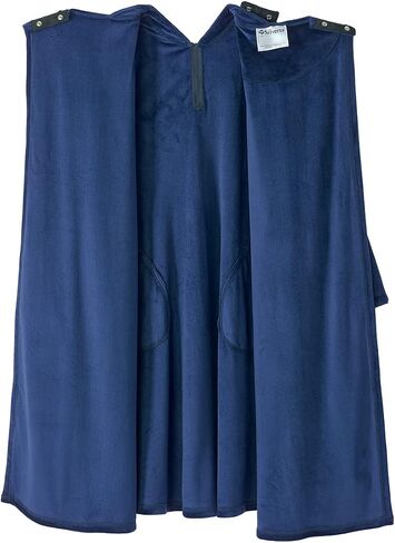 Women’s Open Back Adaptive Plush Nightgown With Zip Front in Saudi Arabia
