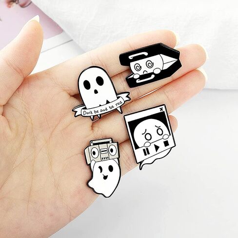 Calcifer Anime Pins for Backpacks Aesthetic,Funny Enamel Pins Set for hats,Cute Cartoon Brooches Pins for Jackets in Kuwait