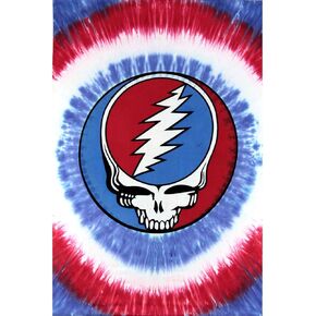 Sunshine Joy Grateful Dead Mini Tapestry Steal Your Face Rasta Tie Dye Wall Art 30x45 Inches in Kuwait