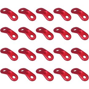 دي جي كيو 20 قطعة من حبل جلاين، حبل قابل للتعديل من خليط معدني من الالومنيوم، حبل شد للخيمة، المشي لمسافات طويلة، التخييم، حقيبة الظهر، نزهة المأوى ومظلة الظل للانشطة الخارجية in Kuwait